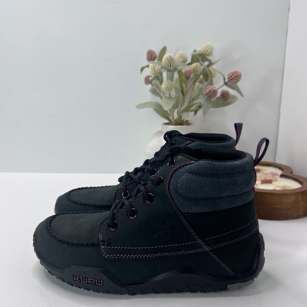 Kuru Quest Outdoor Hiking Rugged Terrain Comfort Shoe Black/Basalt Women 7.5M